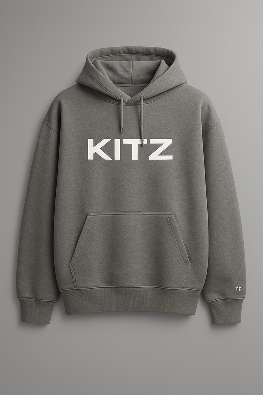 KITZ Signature Hoodie – Concrete Grey